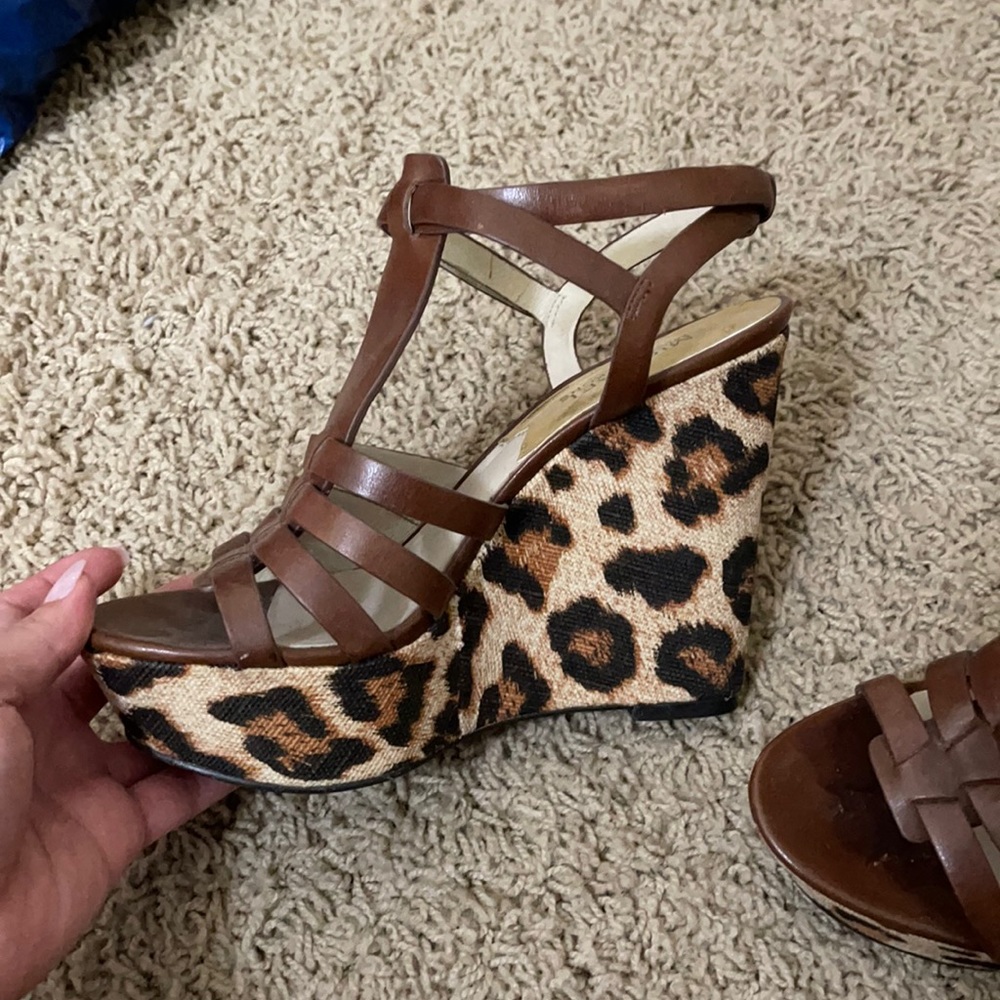 Michael Kors cheetah wedges